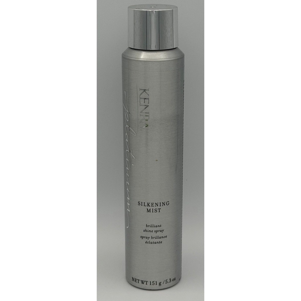 Kenra Platinum Silkening Mist 5.3 oz - Brilliant Shine Spray Full Size New